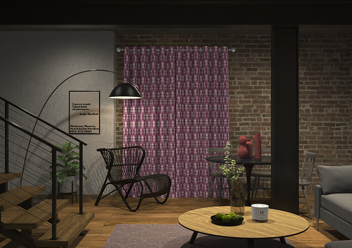 Skye, Carmine - Made to Measure Curtains - Image 7